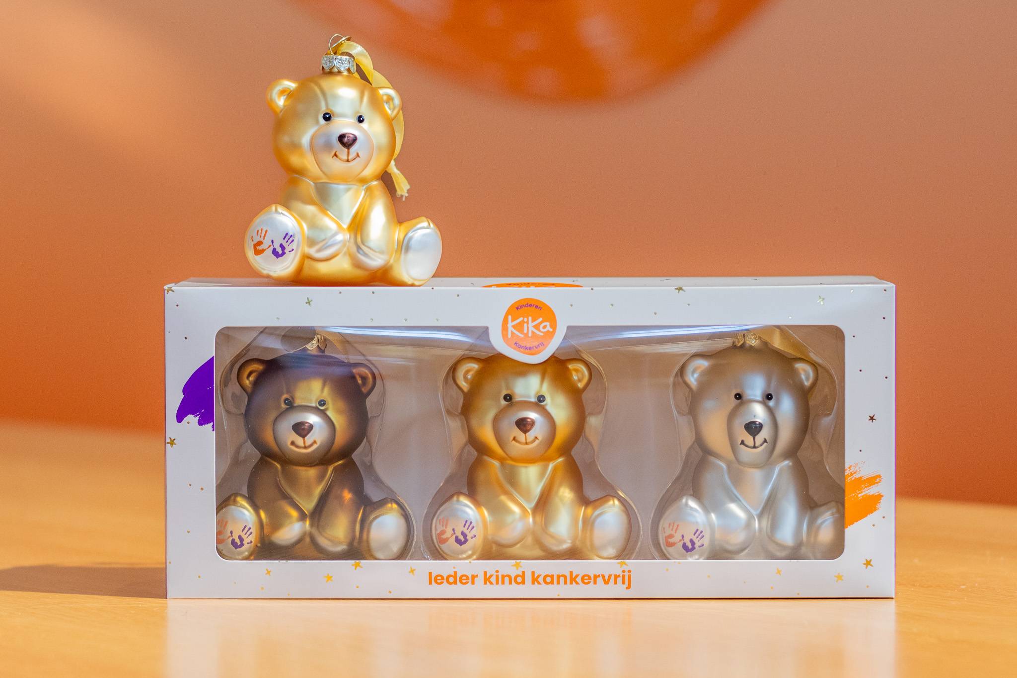 Kerstbal trioverpakking